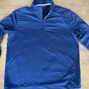 Puma Navy Quarter-Zip Jacket